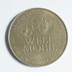 M&eacute;daille 100 ans Daimler et Benz Allemagne Automobile 1986