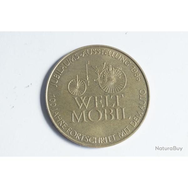 M�daille 100 ans Daimler et Benz Allemagne Automobile 1986