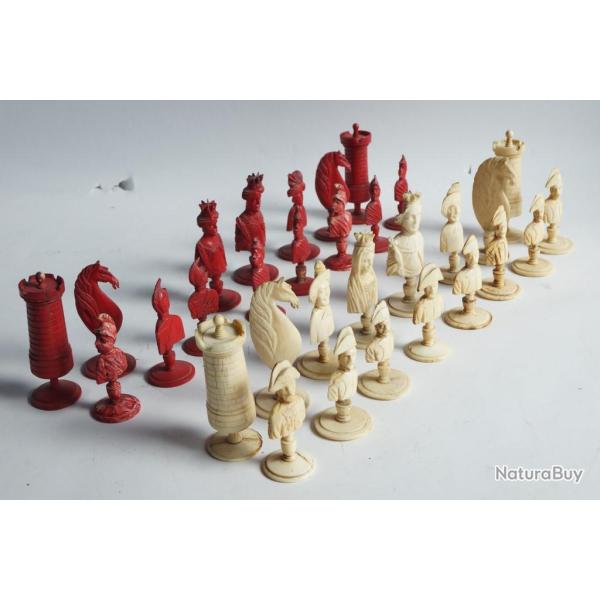 Jeu d'�checs os Napol�on vs Orient XIXe si�cle