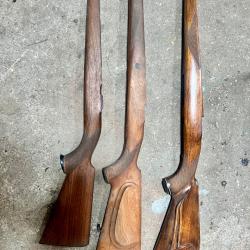 3 crosses type chasse (Peterlongo, Cz, Grasset) pour m&eacute;canique M98