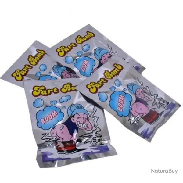 Lot de 5 Bombe Puante Fart Bomb Gag Farce Prank
