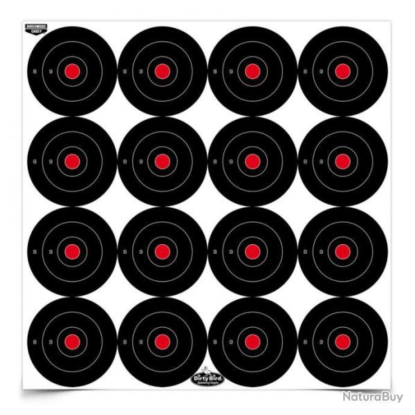 LOT DE 192 CIBLES 3'' REACTIVES DIRTY BIRD