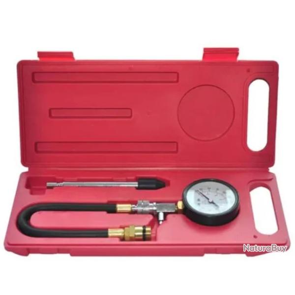 Testeur compression moteur essence manom�tre 300 PSI avec adaptateurs