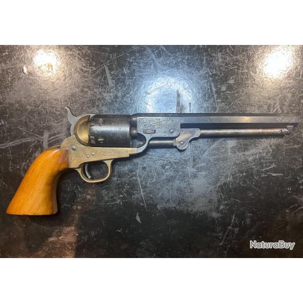 REVOLVER POUDRE NOIRE R�PLIQUE COLT NAVY 1851 CALIBRE 36 TR�S BON �TAT