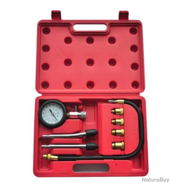 Kit testeur compression moteur essence 9 pi�ces 0-20 bar diagnostic pr�cis