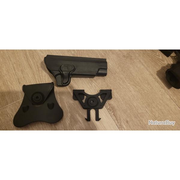 Holster Amomax 1911 + adaptateur passant molle