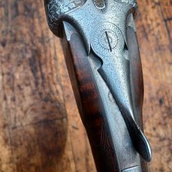 JOLI ET RARE FUSIL JUXTAPOS&Eacute; ARTISANAL FRAN&Ccedil;AIS RONCHARD&CIZERON GRAV&Eacute; LUXE EN BEL &Eacute;TAT. &Agrave;  SAISIR !