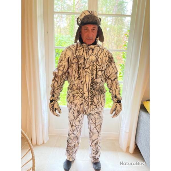 Tenue de chasse, compl�te Camo blanche