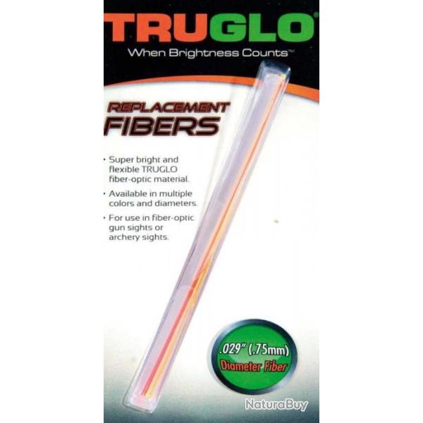 SET DE 5 FIBRES OPTIQUE FLUO MONOCOLORE ASSORTIES COULEURS ASSORTIES - 1 MM