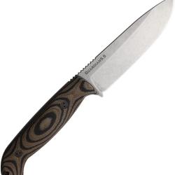 Couteau Bradford Knives Guardian 5.5 Sabre Lame Acier N690 Manche Micarta Camo USA BRAD55S109