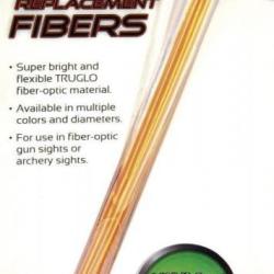 SET DE 5 FIBRES OPTIQUE FLUO BICOLORE - TRUGLO DIAMETRE 2 MM