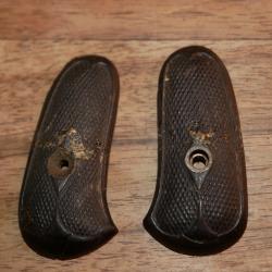 Paire de plaquettes de revolver type HAMMERLESS en 320 ou 6 mm Velodog