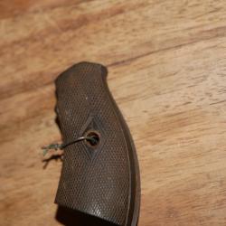 Paire de plaquettes de revolver type BULLDOG en 320 ou 380 petit mod&egrave;le