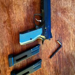 Pistolet Airsoft ASG CZ Shadow 2 - R&eacute;plique tr&egrave;s r&eacute;aliste