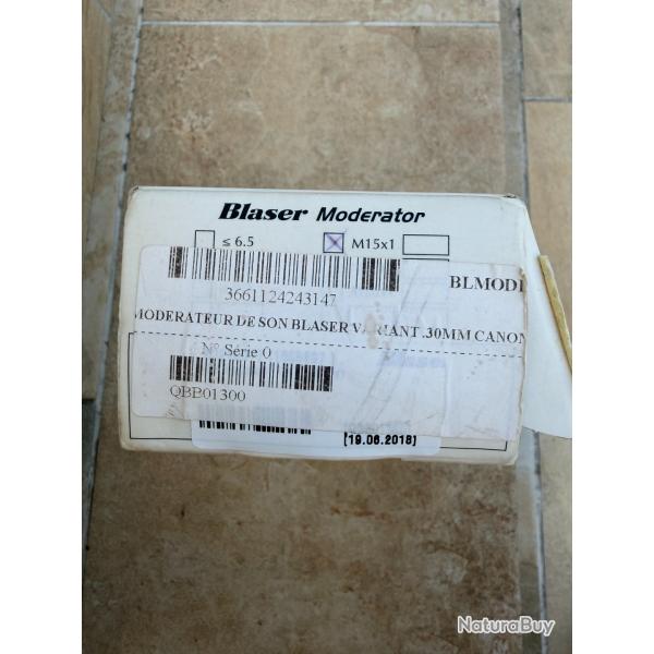Mod�rateur de son BLASER Moderator calibre .30 - M15�1 - �tat quasi neuf