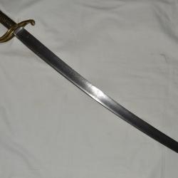 MONTURE SABRE OFFICIER Mle 1821 SUR UNE LAME ANCIEN DE KLINGENTHAL ANCIEN REGIME OU REVOLUTIONNAIRE