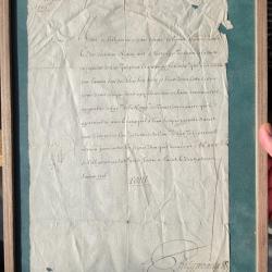 Document Royal, Paris 17 F&eacute;vrier 1716. Louis XV, R&eacute;gence.