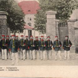 Carte postale de l'infanterie allemande -N&deg;8391