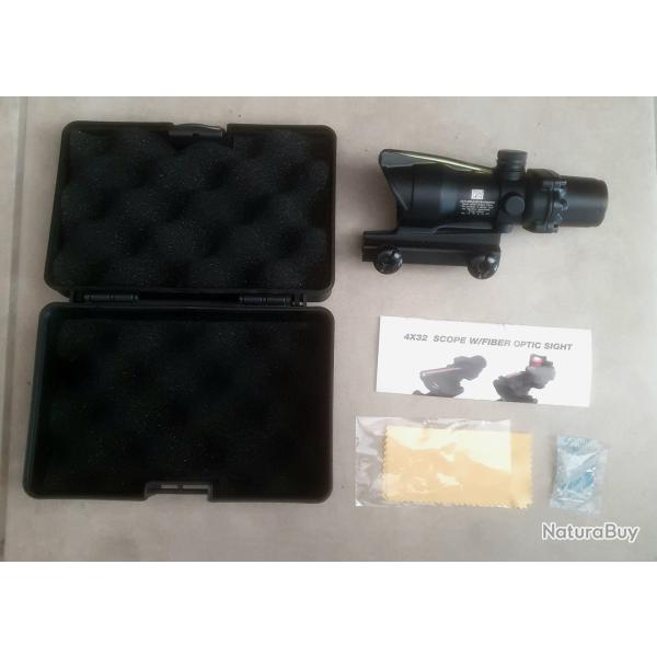 Lunette / Point rouge Trijicon ACOG 4X32