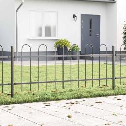 Cl&ocirc;ture de BOXTEL 8 pcs 13,6 x 0,6 m Gris