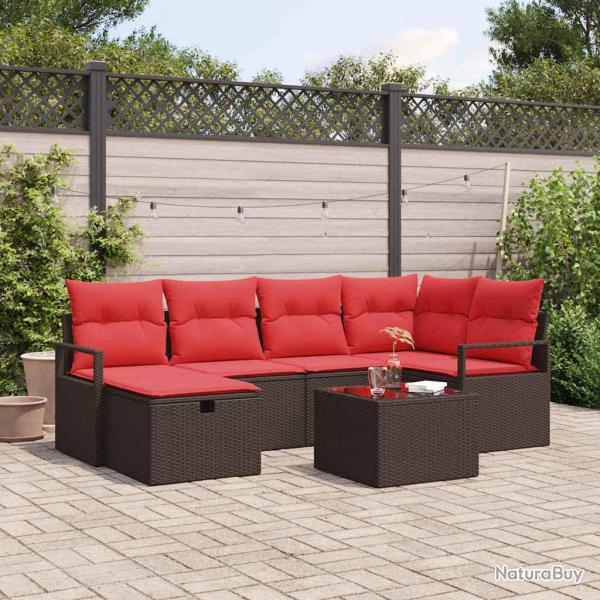 Ensemble de canap� de avec coussin polyrotin