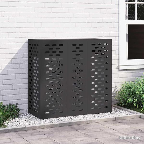 Housse de climatiseur Noir 110 x 50 x 105 cm