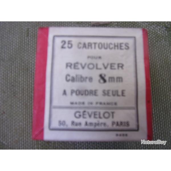boite vide de cartouches Gevelot 8 mm