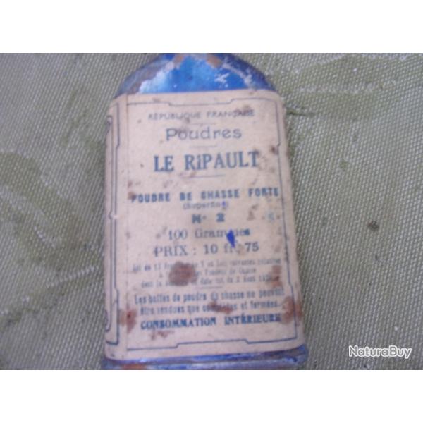 bidon de poudre Le Ripault