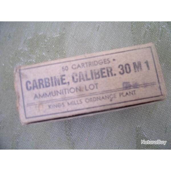 boite vide de cartouches 30 M1  WW2
