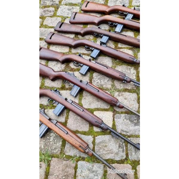 CARABINE USM1 30 CARBINE CAT C repetition manuelle winch inland underwood ibm Q HMC SAGINAW WW2