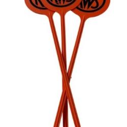Lot de 3 piquets angulateurs jalons de chasse rws orange par 3