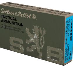 SELLIER & BELLOT CARTOUCHES SB 300 AAC BLACKOUT FMJ 200/13G SUBSO