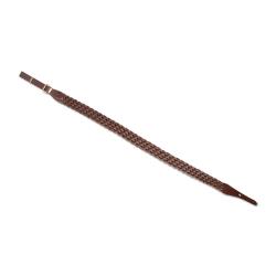 Soldes ! Bretelle carabine tress&eacute;e fixation canon 7 brins largeur 4cm