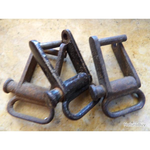 Battant de crosse bretelle /sangle mauser original G98 Prusse Allemand ww1