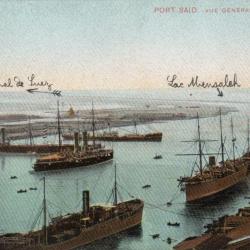 Carte postale Port-Sa&iuml;d, vue g&eacute;n&eacute;rale du Canal de Suez - N&deg;6901