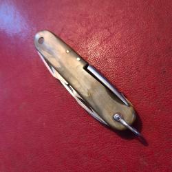 Ancien canif couteau F.Lli Olivetto Managio, corne