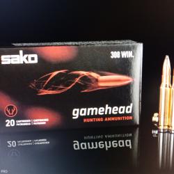 Sako 308 win 8g 123gr gamehead sp 129a 20 munitions