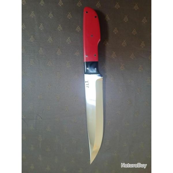 ( MG ) G�rard Masse , lame  17,5 CMS manche en micarta .Tr�s maniable tranchant rasoir !!