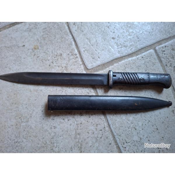 Allemagne : Ba�onnette mod�le 84/98 du 3�me type