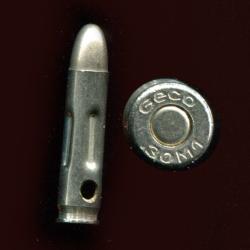 .30 Carbine pour USM1 - inerte de manipulation nickel&eacute;e - marquage  : Geci 30M1
