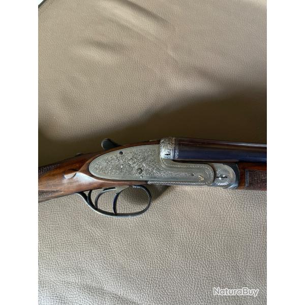 Fusil juxtapos� Rivolier St Etienne calibre 20 � platines