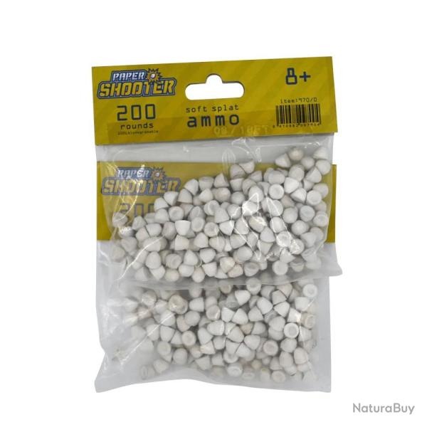 Soldes ! Lot de 400 munitions en papier m�ch� pour Spitball Blasterz