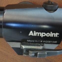 aimpoint micro H1 2 moa avec montage amovible weaver