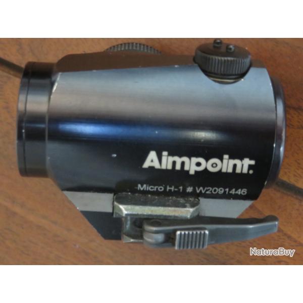 aimpoint micro H1 2 moa avec montage amovible weaver