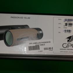 Jumelles GPO PASSION ED 10X42 SABLE