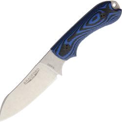 Couteau Bradford Knives Guardian 3 Sheepsfoot Lame Acier N690 Manche G10 Noir Bleu USA BRAD3SF113