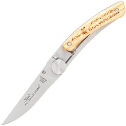 Couteau pliant LE THIERS DOZORME LINER LOCK NATURE RANDONNEUR 10,5CM INOX