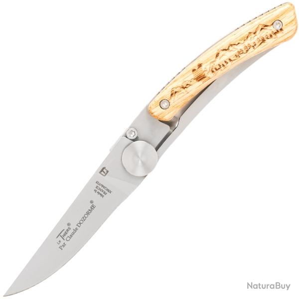 Couteau pliant LE THIERS DOZORME LINER LOCK NATURE RANDONNEUR 10,5CM INOX