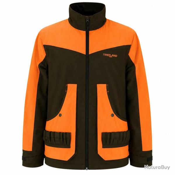 Soldes ! Veste Treeland Ouverture d�perlante orange marron S � 3XL