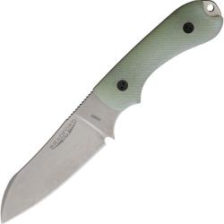 Couteau Bradford Knives Guardian 3 Sheepsfoot Ghost Lame Acier N690 Manche G10 Jade USA BRAD3SF107